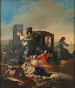 A Goya. I always thought the guy with the red coat with his back to the scene was some sort of scuba diver.
